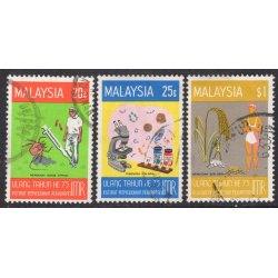 MALAYSIA SCOTT 138-140