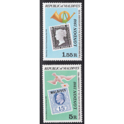 MALDIVE ISLANDS SCOTT 853-854
