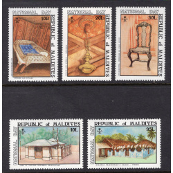 MALDIVE ISLANDS SCOTT 901-905