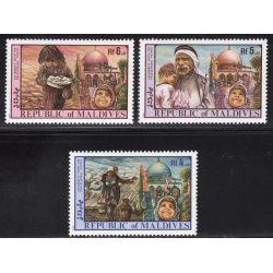 MALDIVE ISLANDS SCOTT 1007-1009