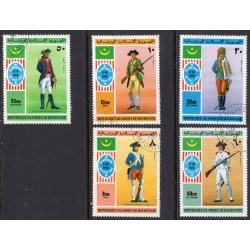 MAURITANIA SCOTT 341-342/C160-C162