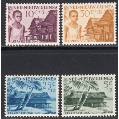 NETHERLANDS-NEW GUINEA SCOTT B7-B10
