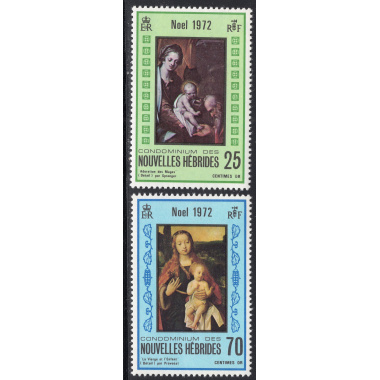 NEW HEBRIDES-FRENCH SCOTT 186-187