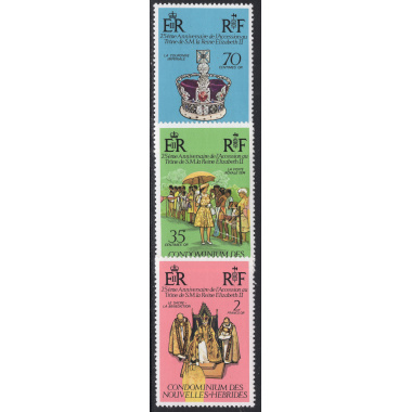 NEW HEBRIDES-FRENCH SCOTT 233-235