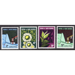 PAPUA NEW GUINEA SCOTT 241-244