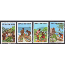 PAPUA NEW GUINEA SCOTT 332-335