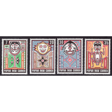 PAPUA NEW GUINEA SCOTT 474-477