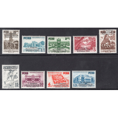 PERU SCOTT 447-455