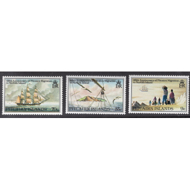 PITCAIRN ISLANDS SCOTT 203-205