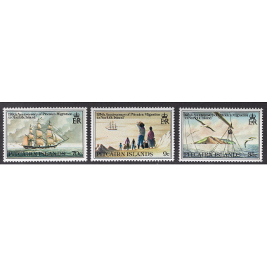 PITCAIRN ISLANDS SCOTT 203-205