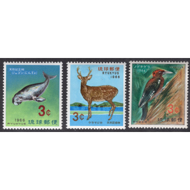 RYUKYU ISLANDS SCOTT 140-142