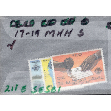 SEYCHELLES-ZIL ELWANNYEN SESEL SCOTT 17-19
