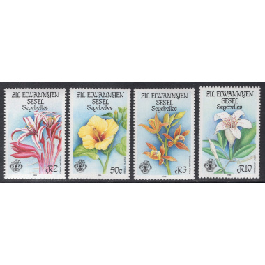 SEYCHELLES-ZIL ELWANNYEN SESEL SCOTT 122-125