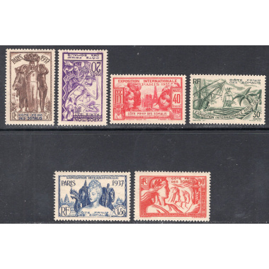 SOMALI COAST SCOTT 139-144