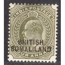 SOMALILAND PROTECTORATE SCOTT 25