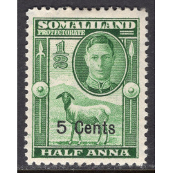 SOMALILAND PROTECTORATE SCOTT 116