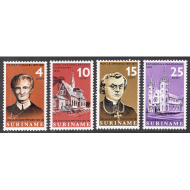 SURINAM SCOTT 333-336