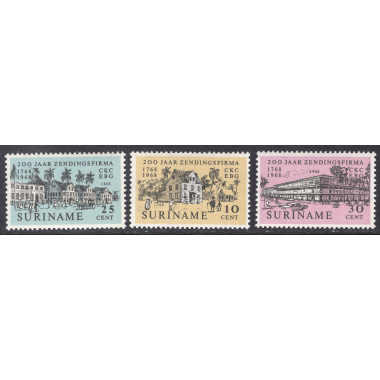 SURINAM SCOTT 356-358