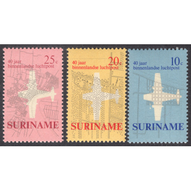 SURINAM SCOTT 375-377