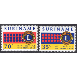 SURINAM SCOTT 596-597
