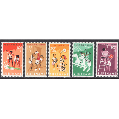 SURINAM SCOTT B127-B131