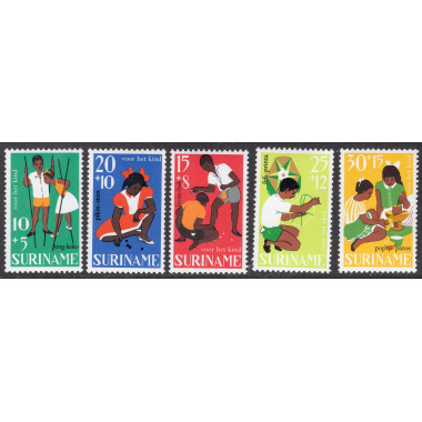 SURINAM SCOTT B137-B141
