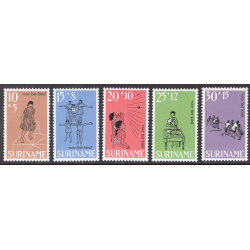 SURINAM SCOTT B147-B151