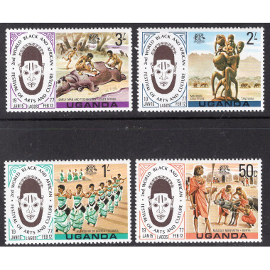 UGANDA SCOTT 163-166
