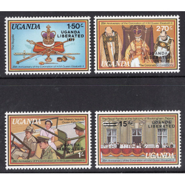 UGANDA SCOTT 245-248