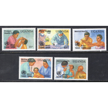 UGANDA SCOTT 642-646