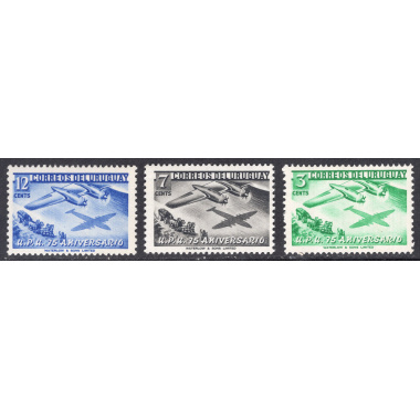 URUGUAY SCOTT 598-600